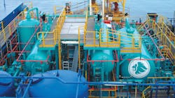 Offshore oil and gas processing plant Offshore oil and gas processing plant