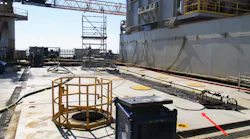 Incident site at Platform 'A' in Green Canyon block 205.