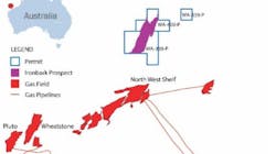 The Ironbark gas prospect is in the WA-359-P permit in the Carnarvon basin offshore Western Australia. The Ironbark gas prospect is in the WA-359-P permit in the Carnarvon basin offshore Western Australia.