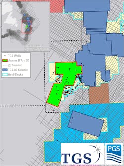 The Jeanne d’Arc High Density 3D multi-client survey offshore Newfoundland. The Jeanne d’Arc High Density 3D multi-client survey offshore Newfoundland.