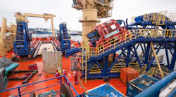 Mobilization of a second-generation reel drive system onboard the Normand Clipper.