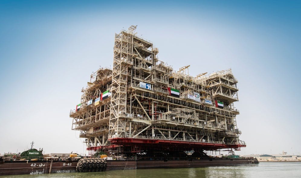 NPCC completes giant Umm Lulu process platform Offshore