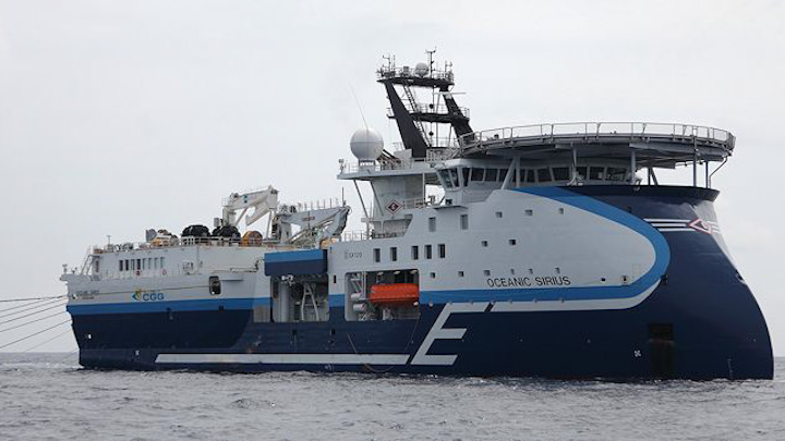 The Oceanic Sirius is one of five high-end streamer vessels that Shearwater GeoServices will purchase under the binding term-sheet.