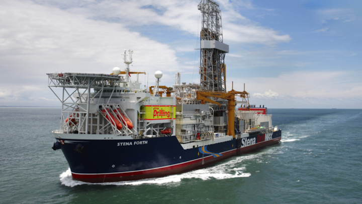 The drillship Stena Forth will first drill the Jethro Lobe prospect offshore Guyana.