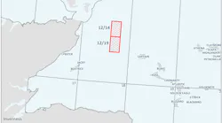 Blocks 12/14 and 12/19 in the Moray Firth area off northeast Scotland.