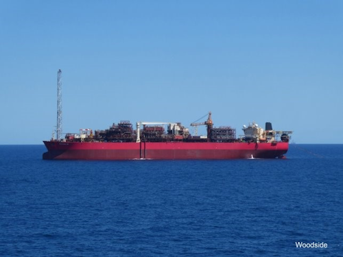 The FPSO Ngujima-Yin produces oil from the Vincent field offshore Western Australia.