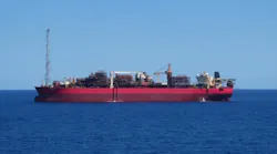 The FPSO Ngujima-Yin produces oil from the Vincent field offshore Western Australia.