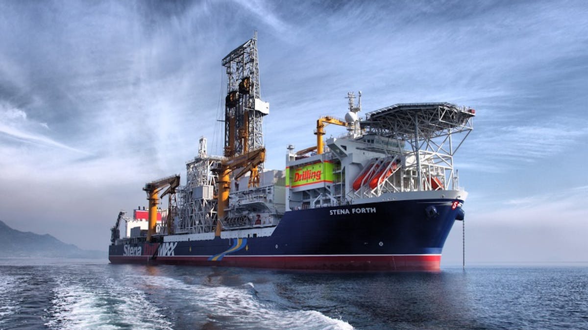 The drillship Stena Forth is drilling the Jethro-Lobe and Joe prospects on the Tullow Oil-operated Orinduik block offshore Guyana.