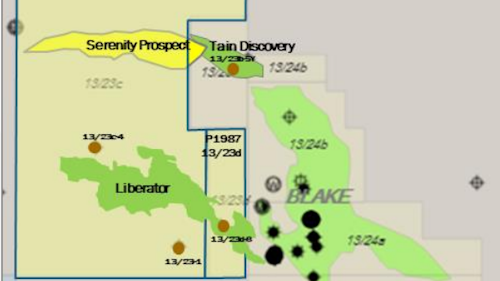 The Liberator and Serenity prospects are in the UK central North Sea.