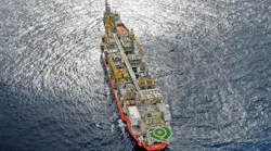 The FPSO Pioneiro de Libra is still producing oil under an extended test on the Mero field in the deepwater Libra block in the Santos basin. (Courtesy Teekay)
