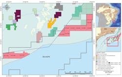 Blocks on offer in the Santos basin for the 16th Bid Round. Blocks on offer in the Santos basin for the 16th Bid Round.