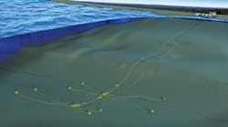 The Pseudo Dry Gas liquid removal system is said to eliminate the need for topsides and compression. (Courtesy INTECSEA) The Pseudo Dry Gas liquid removal system is said to eliminate the need for topsides and compression. (Courtesy INTECSEA)