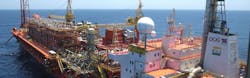 The Baúna field, in shallow water off São Paulo State, currently generates around 20,000 b/d of oil through the FPSO Cidade de Itajaí. The Baúna field, in shallow water off São Paulo State, currently generates around 20,000 b/d of oil through the FPSO Cidade de Itajaí.