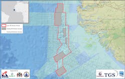 Jaan 3D survey in the southern portion of the MSGBC basin offshore northwest Africa. Jaan 3D survey in the southern portion of the MSGBC basin offshore northwest Africa.