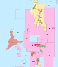 The Liatårnet exploration well is in license 442 in the North Sea. The Liatårnet exploration well is in license 442 in the North Sea.