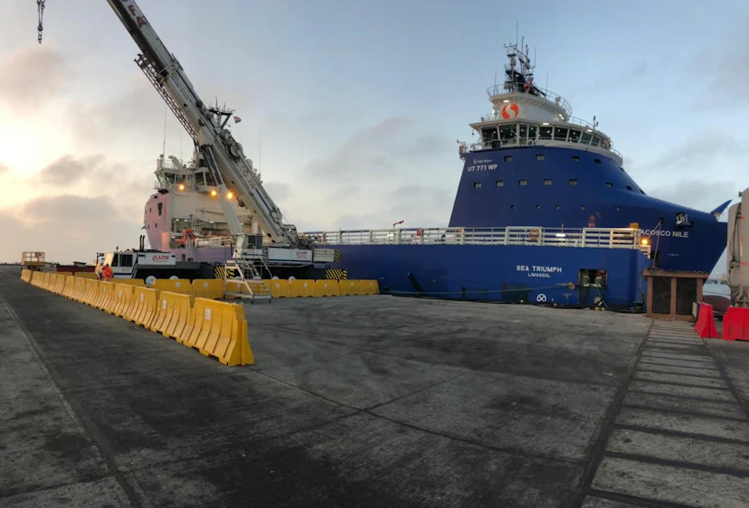 Logistics Groups Supporting Deepwater Merak Well Offshore Egypt Offshore