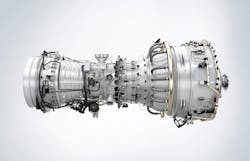 Rendering of SGT-A35 gas turbine core engine. Rendering of SGT-A35 gas turbine core engine.