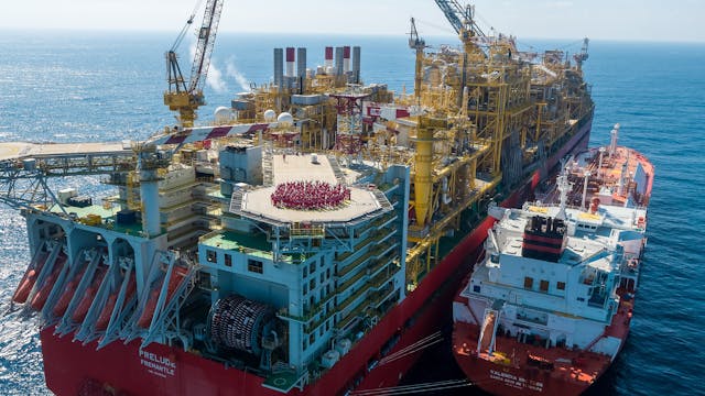 The Valencia Knutsen tanker will deliver the LNG cargo from the Prelude FLNG to clients in Asia.