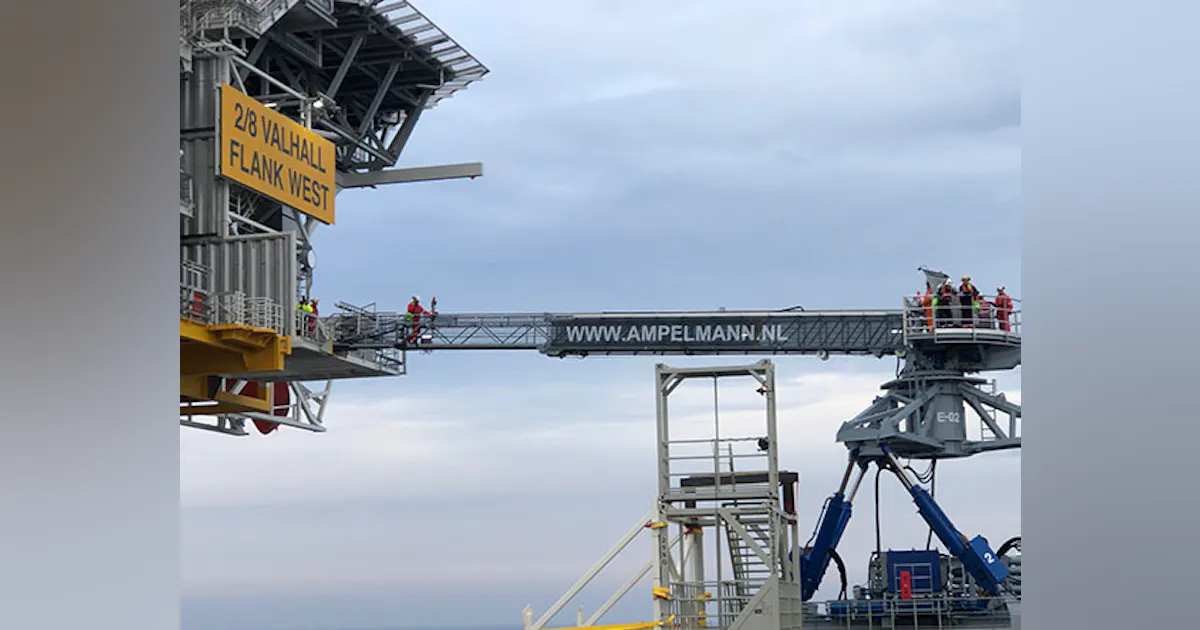 Gangway speeds Valhall Flank West hook-up | Offshore Magazine