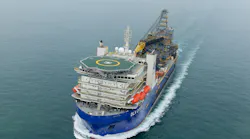 The DLV 2000 recently completed its first piggy-back pipelay at Reliance’s deepwater KG-D6 project offshore eastern India.