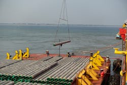 The company is expected to produce 21,000 metric tons of line pipe at its Confab welded pipe mill in Pindamonhangaba, Brazil. The company is expected to produce 21,000 metric tons of line pipe at its Confab welded pipe mill in Pindamonhangaba, Brazil.