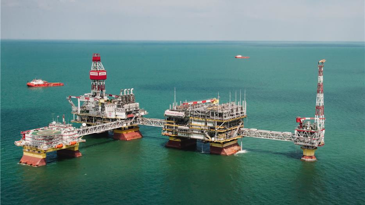The V. Filanovsky field development in the Russian sector of the Caspian Sea.