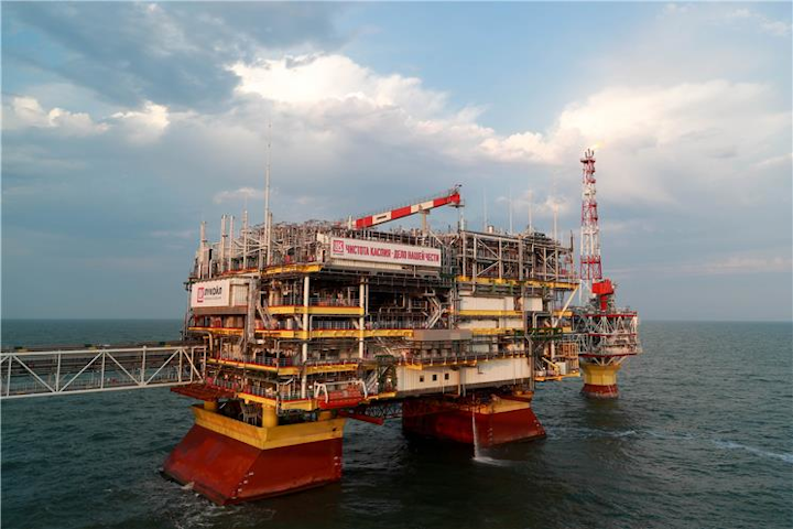 The Vladimir Filanovsky field is in the Russian sector of the Caspian Sea.