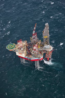 The jackup Maersk Resolute will work on the Wollaston and Ravenspurn fields in the UK North Sea. The jackup Maersk Resolute will work on the Wollaston and Ravenspurn fields in the UK North Sea.