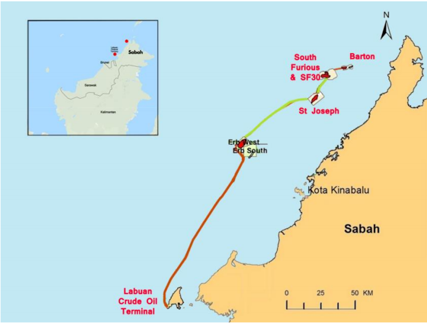 First Oil Flows From St Joseph Infill Campaign Offshore Sabah Offshore