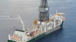 The drillship Ocean Rig Poseidon drilled Agogo-2 in block 15/06 offshore Angola.