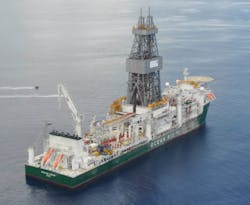 The drillship Ocean Rig Poseidon drilled Agogo-2 in block 15/06 offshore Angola.