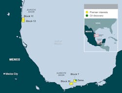 Interests offshore Mexico. Interests offshore Mexico.