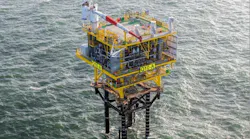 The Q10-A platform in the Dutch North Sea.