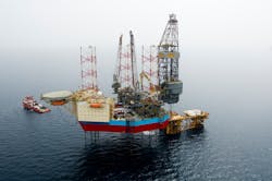 The jackup Maersk Resilient will drill the Harvey appraisal well in the UK southern North Sea. The jackup Maersk Resilient will drill the Harvey appraisal well in the UK southern North Sea.