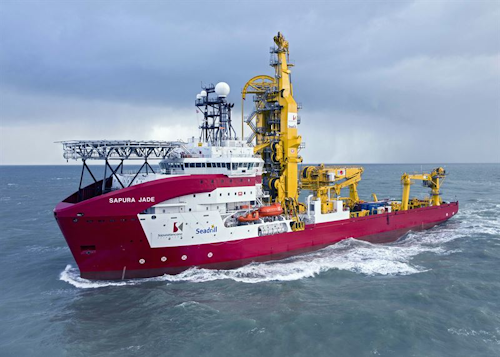 The Sapura Jade is one of Sapura Brazil's six pipelaying support vessels.