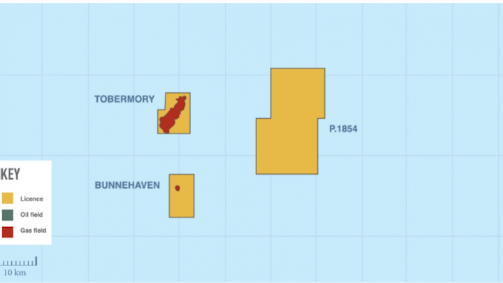 The Lyon exploration well was drilled in license P1854 west of Shetland.