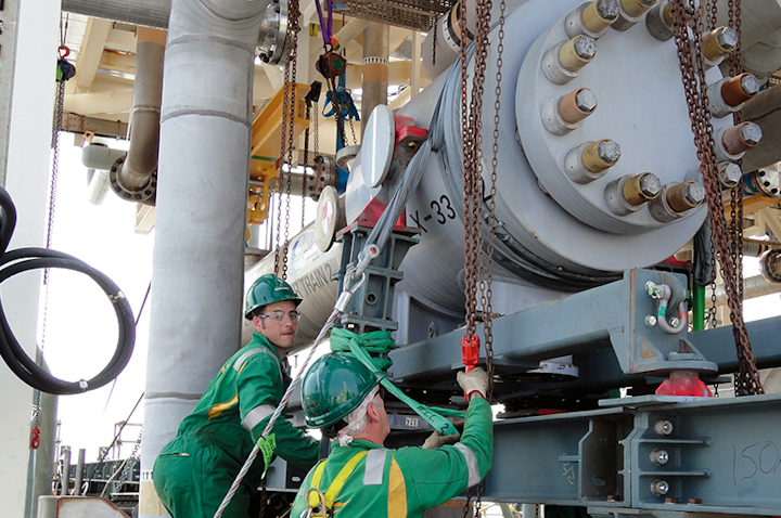 Sparrows Saudi Arabia can now provide a full range of services to Aramco, including mechanical handling and engineering support.