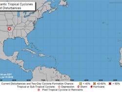 Tropical Depression Barry 07 15 2019