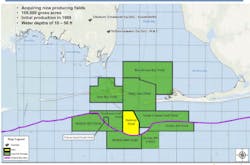 The acquisition consists of working interests in nine shallow water producing fields and related operatorship in the Mobile Bay area in the eastern Gulf of Mexico. The acquisition consists of working interests in nine shallow water producing fields and related operatorship in the Mobile Bay area in the eastern Gulf of Mexico.