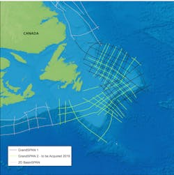 Area of coverage for the second phase of GrandSPAN program. Area of coverage for the second phase of GrandSPAN program.