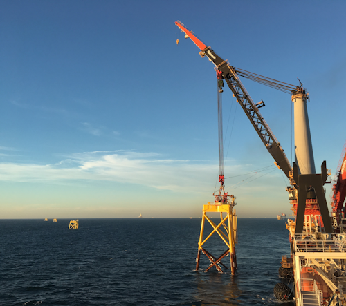 The Aegir will transport and install 111 turbine foundations and two substations for the Greater Changhua 1 and 2a wind farms offshore Taiwan.