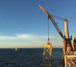 The Aegir will transport and install 111 turbine foundations and two substations for the Greater Changhua 1 and 2a wind farms offshore Taiwan. The Aegir will transport and install 111 turbine foundations and two substations for the Greater Changhua 1 and 2a wind farms offshore Taiwan.