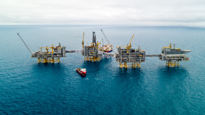 The Johan Sverdrup field in the North Sea.