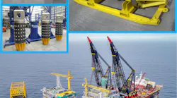 The company will supply 18 LiftLOK ball and taper lifting connectors to lift 30-in. diameter conductors during removal of a jacket in a single lift operation.