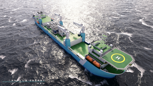 Amplus has developed the Versatile Production Unit, a vessel designed to support a wide range of production capacities.