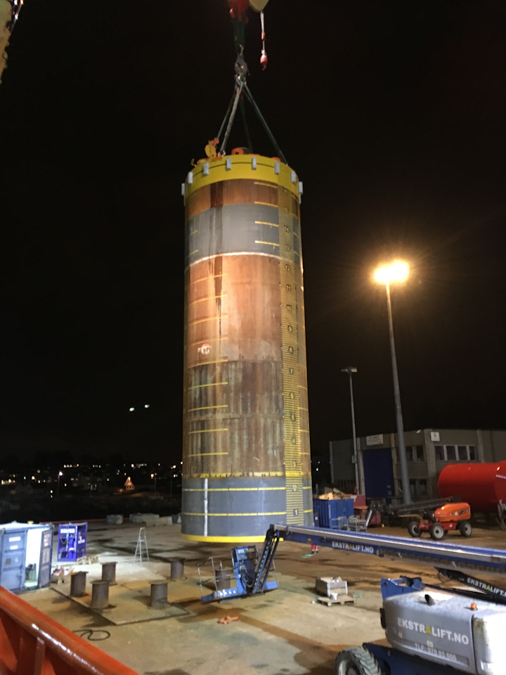 Installation of the CAN-ductor for the final Cambo appraisal well.