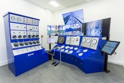 A collaboration between RGU, OGTC, KCA Deutag and Drilling Systems, DRILLSIM:5000 Decom Simulator focuses on well plugging and abandonment. A collaboration between RGU, OGTC, KCA Deutag and Drilling Systems, DRILLSIM:5000 Decom Simulator focuses on well plugging and abandonment.