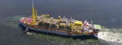 The FPSO Liza Guyana has departed Singapore and is on its way to Guyana.