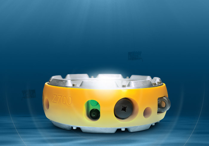 The Z700 node is rated to 700 m (2,297 ft) water depths.