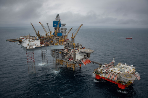 The accommodation rig Safe Boreas at the Mariner complex in the UK northern North Sea.